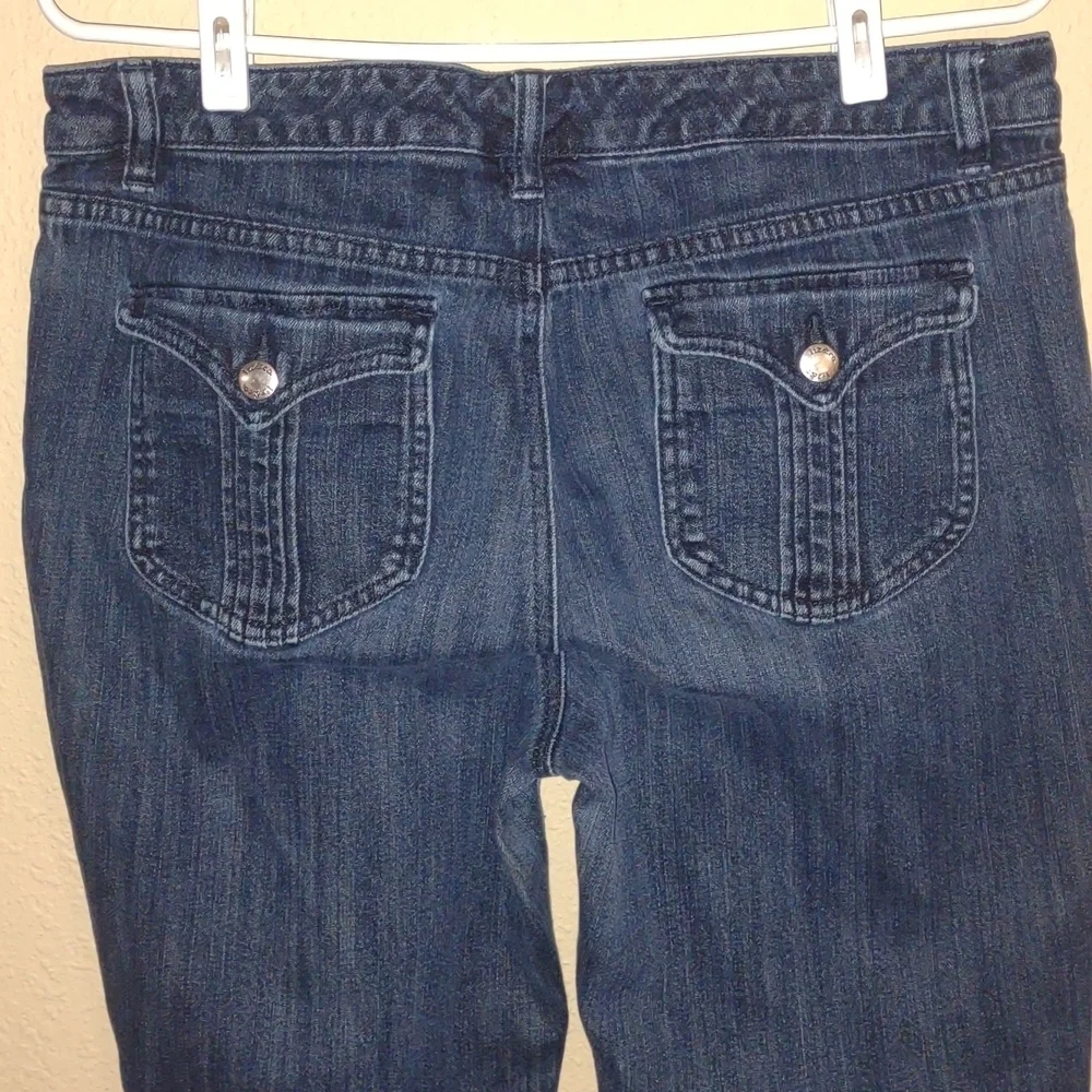 Liz & Co Straight Leg Stretch Jeans Size 12